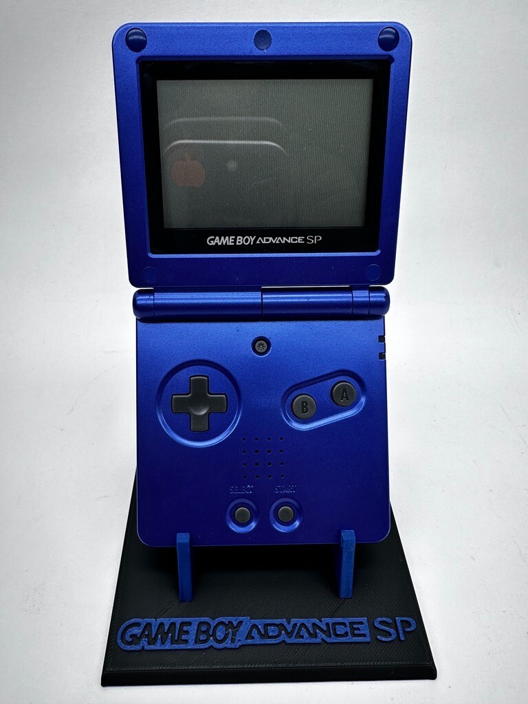 Gameboy Advance SP Display Stand (STAND ONLY) GBA SP Black/Blue-ASK More Colors