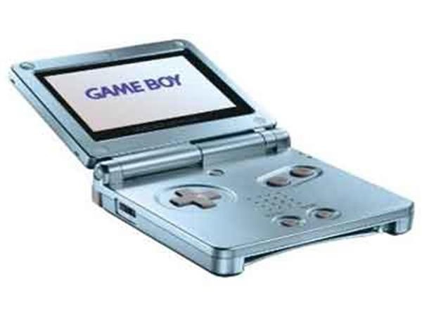 PEARL BLUE NINTENDO GAME BOY ADVANCE SP BACKLIT SYSTEM