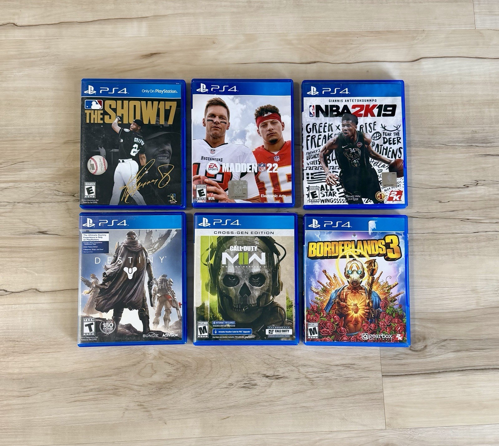 Sony PS4 PlayStation Console Bundle W/ Controllers + Games – Tested / Working