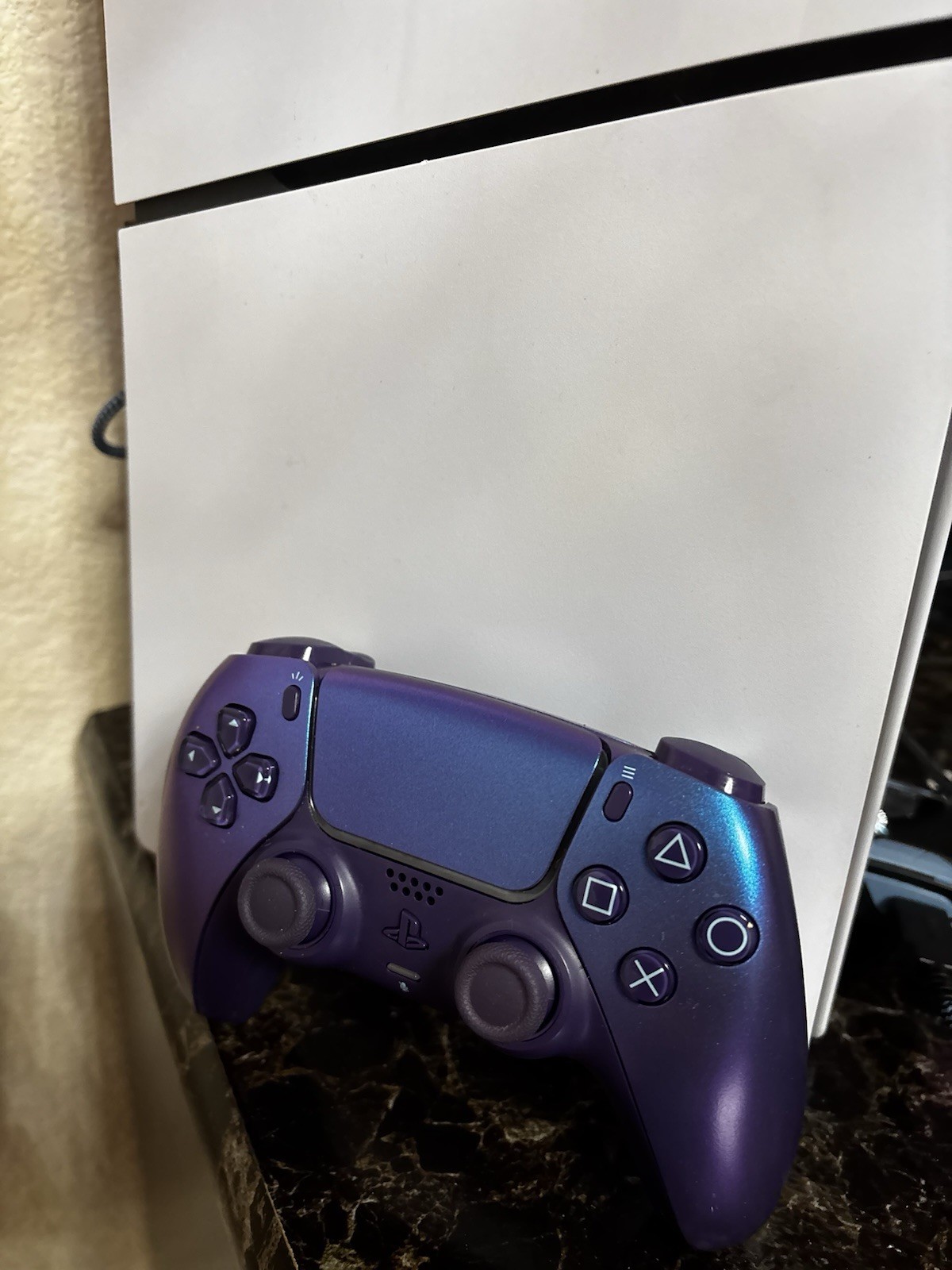 Sony PlayStation 5 Blu-Ray Compatible Console White with Purple Controller