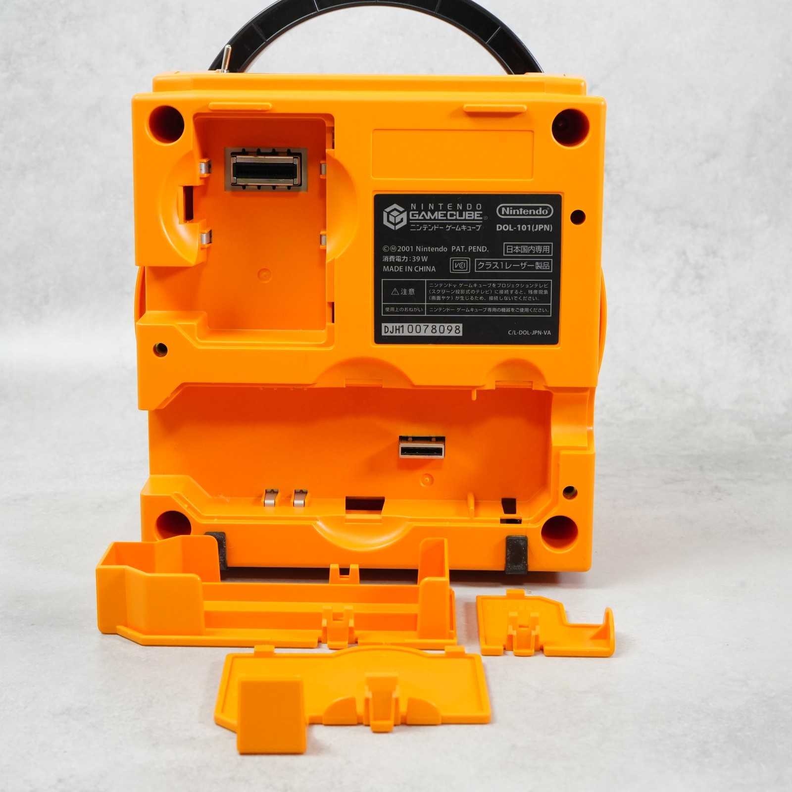 Nintendo GameCube Orange DOL-101 Console Only NTSC U-C/J Region Switch Mod
