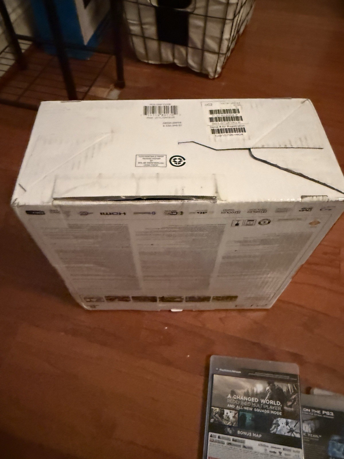 Sony Playstation 3 Slim Console (COMPLETE IN BOX, EXCELLENT CONDITION) W games