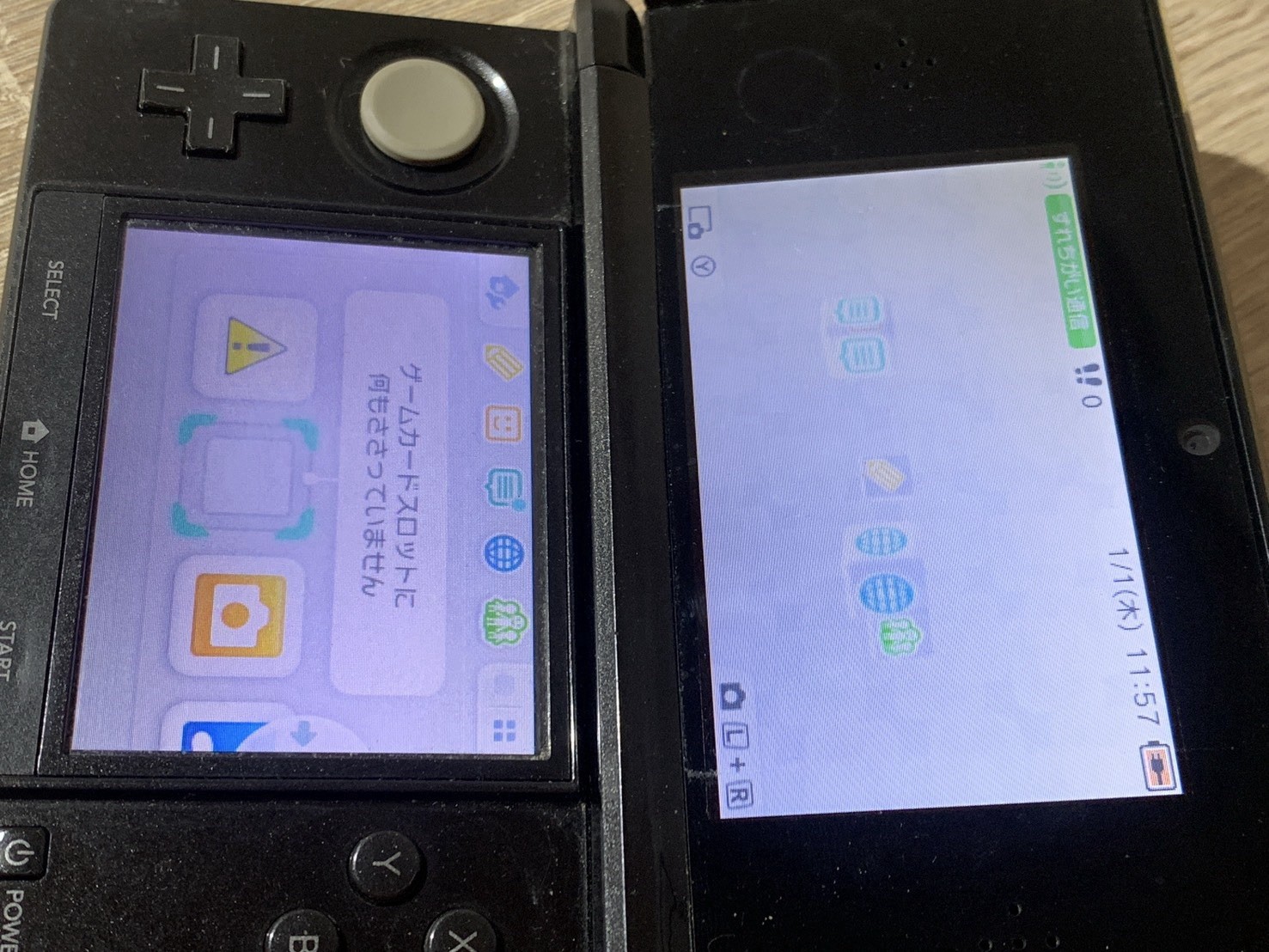 0712 Nintendo 3DS Cosmo Black Normal TESTED 290g