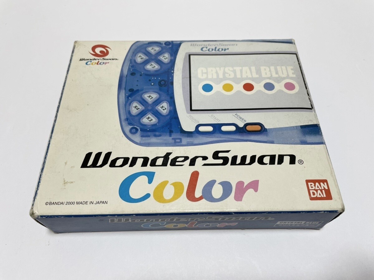 Bandai WonderSwan Color Crystal Blue Console Box [BOX]
