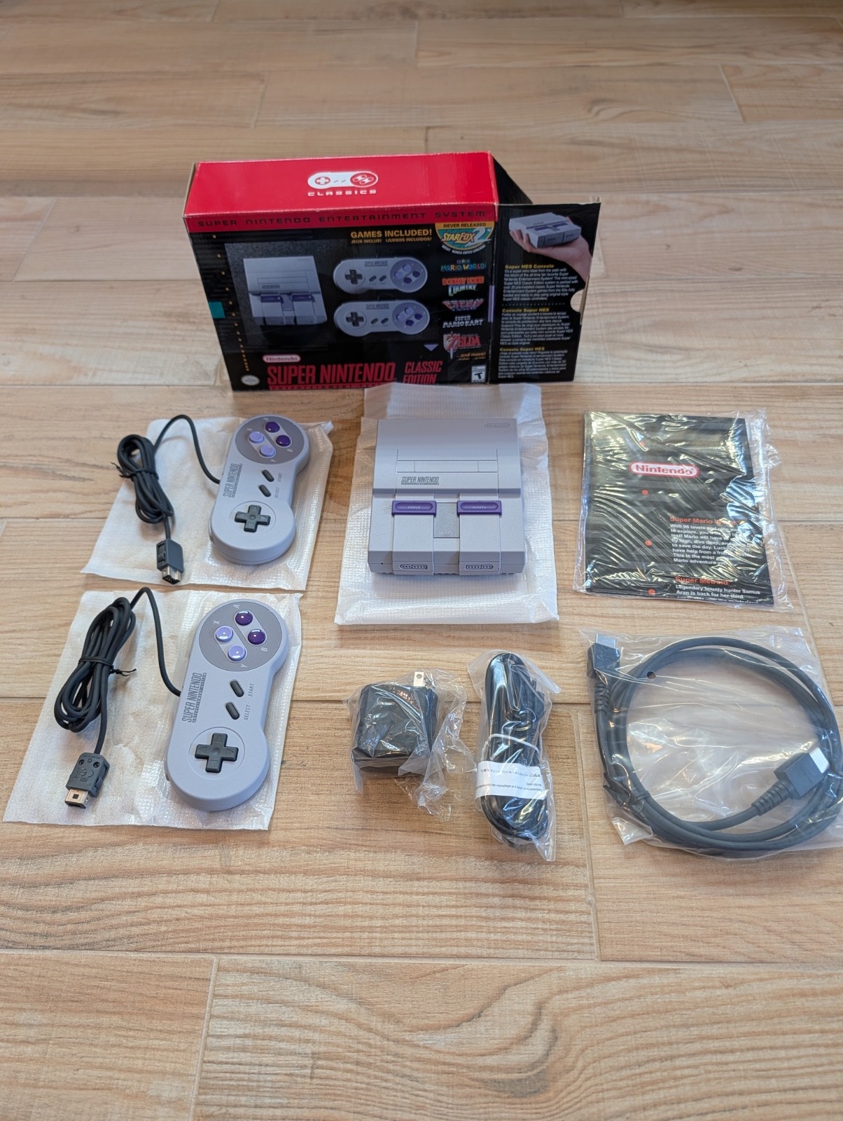 Nintendo SNES Classic Edition Mini Console Complete In Box – 21 Games Built-In