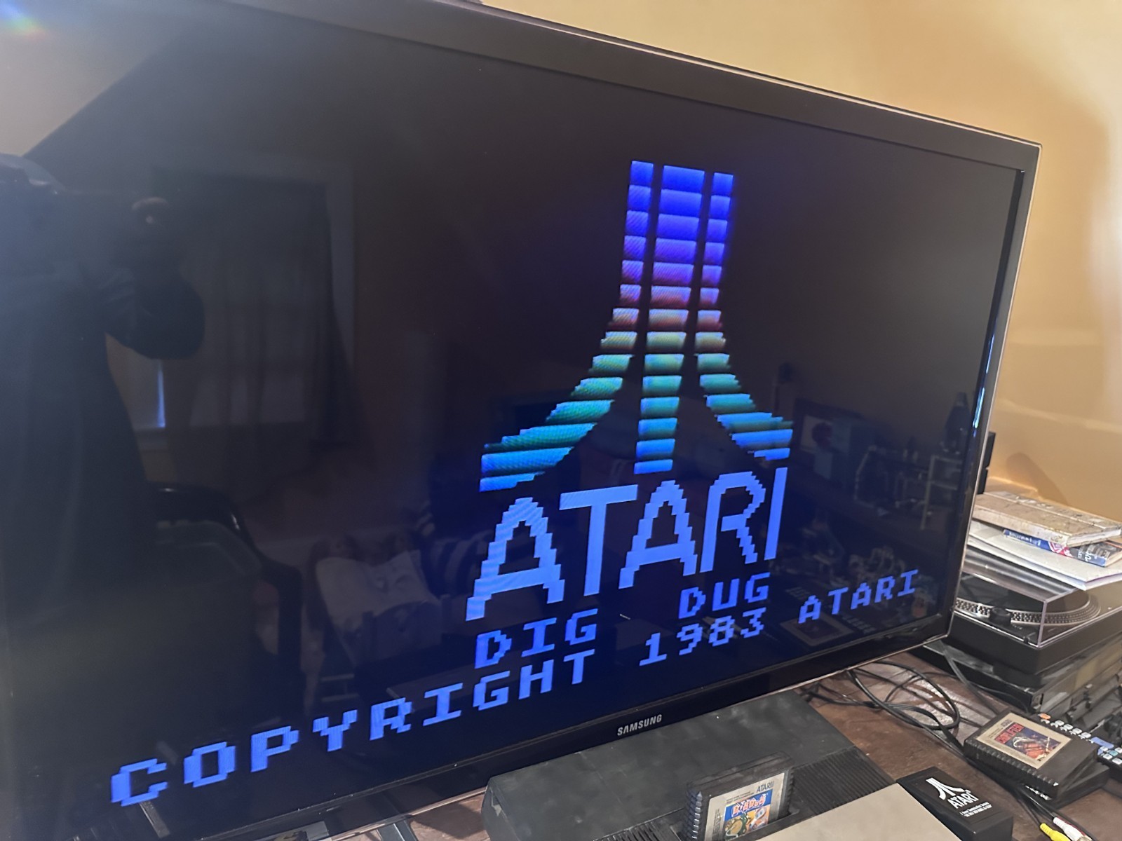 Atari 5200 2 Port Console + OEM Power Supply TESTED WORKS & 12 Games