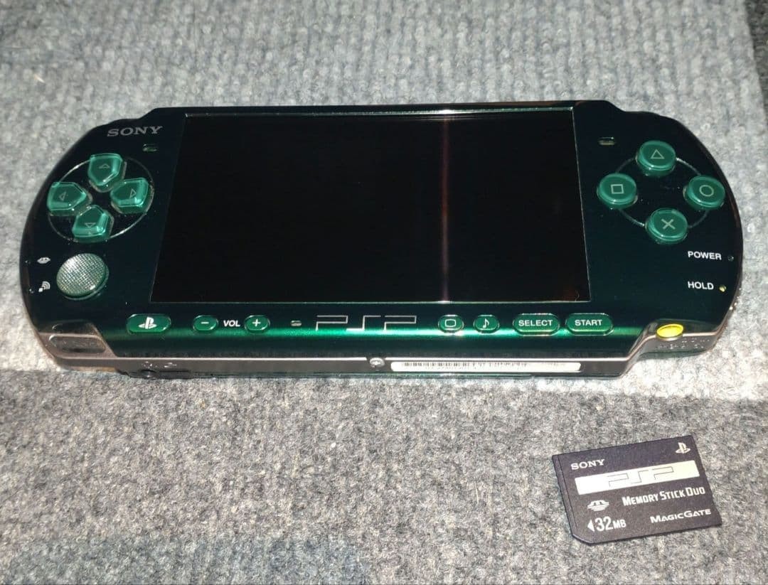 Sony PSP-3000 Console Green Rare Color Region free