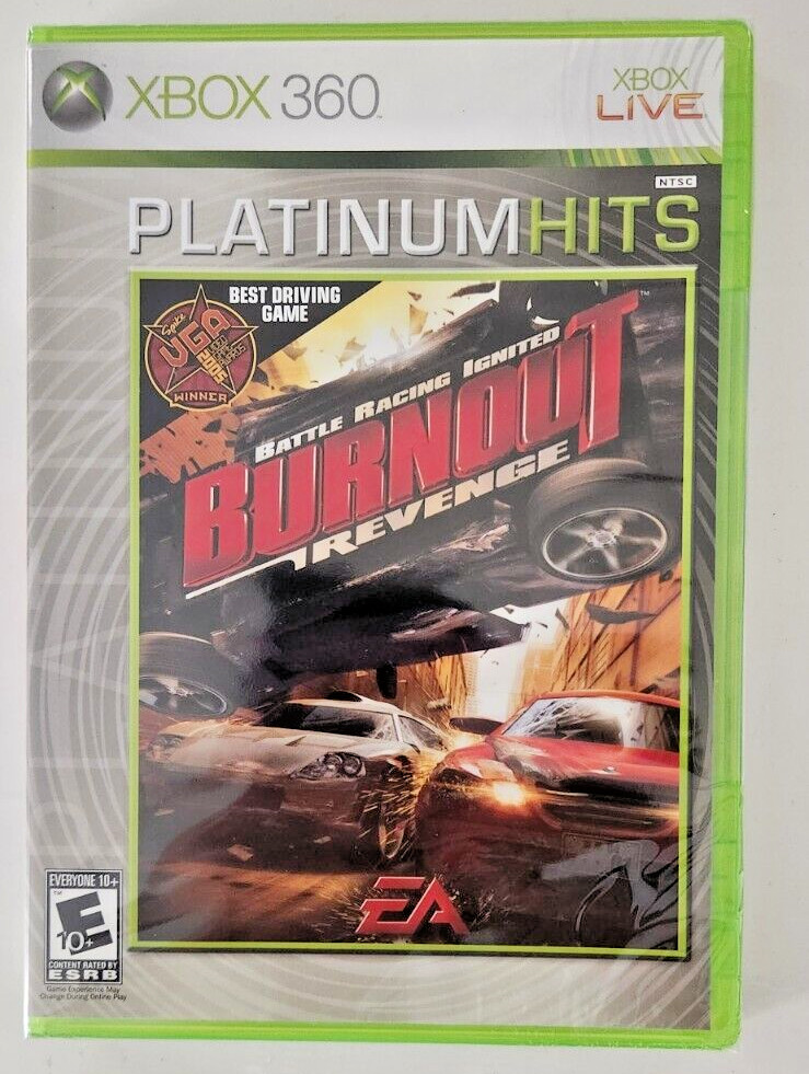 Burnout Revenge (Platinum Collection) Xbox 360 New Game Special (2006 Racing)