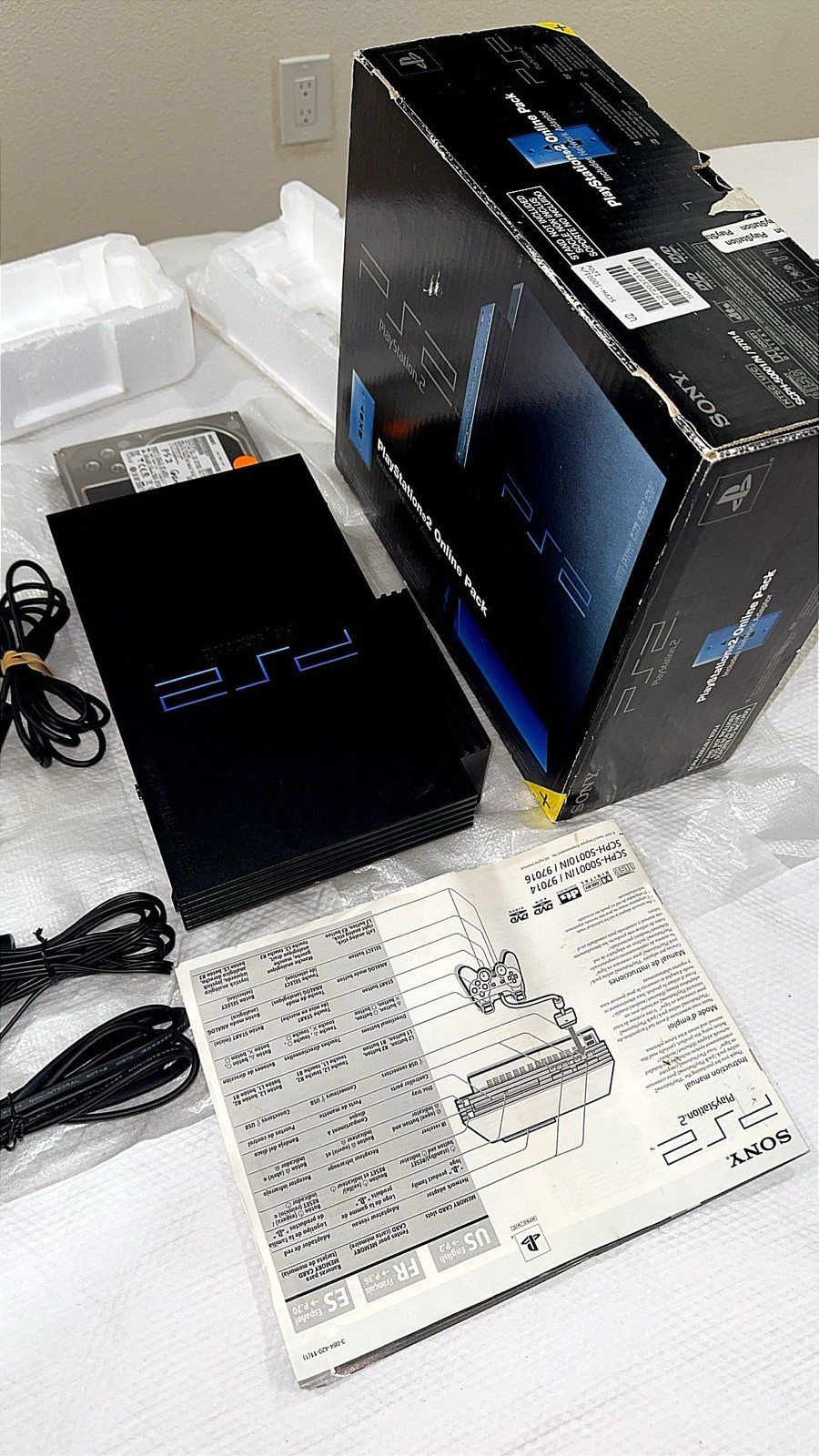 Sony PlayStation 2 Console – Black (SCPH-50001)