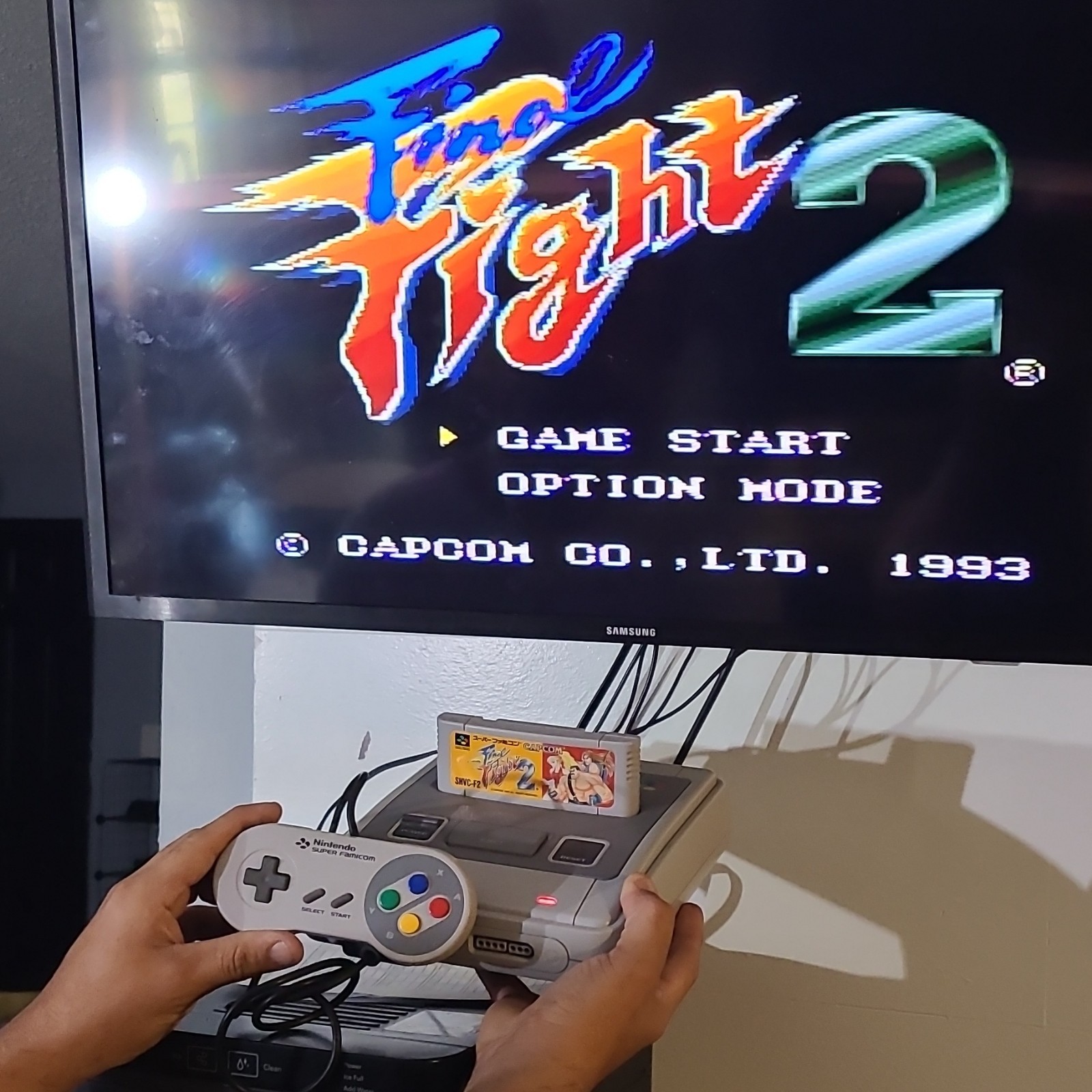 Nintendo Super Famicom Gray Console with Controllers, Games, Composite RCA