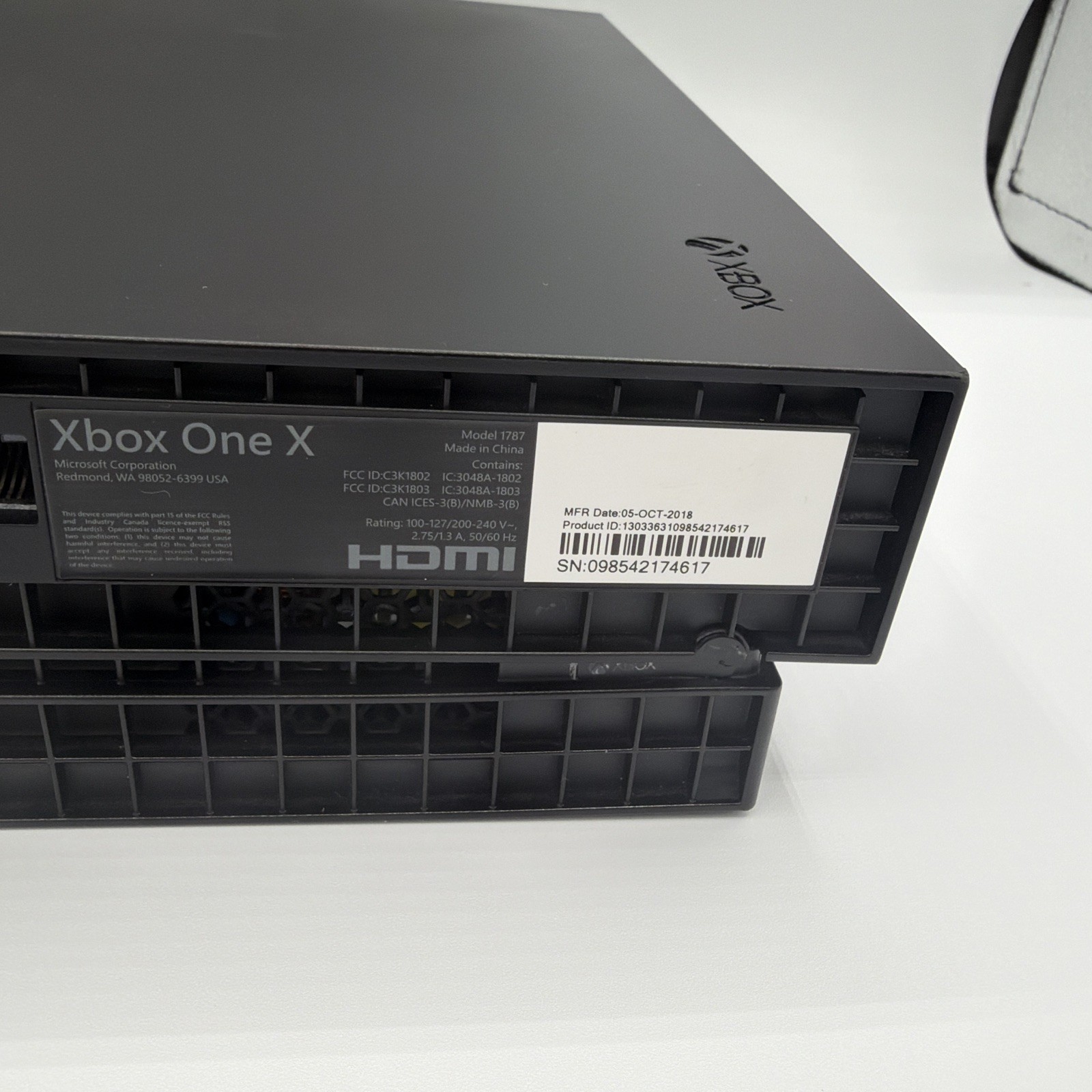 Xbox One X 1TB Console Refurbished Bundle Aqua Shift Controller 7 Games COD RE