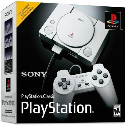 2018 Sony PlayStation Classic Mini HDMI Game Console 20K with Power Adapter
