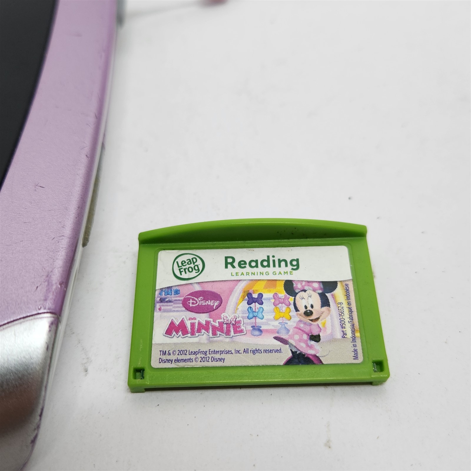 Leap Frog LeapPad 2 Learning System Purple Console & Minnie Game Leap Pad