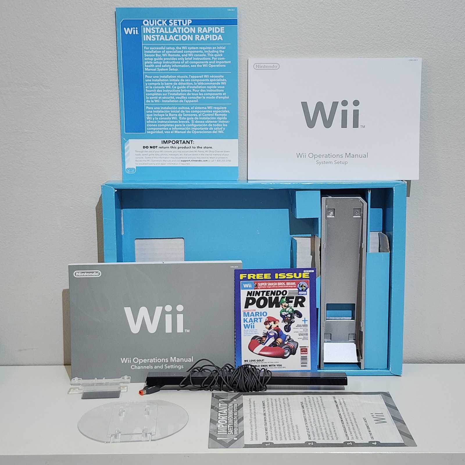 Nintendo Wii Console CIB Bundle Wii Sports Fit LEGO Batman Hot Wheels 2 Remotes