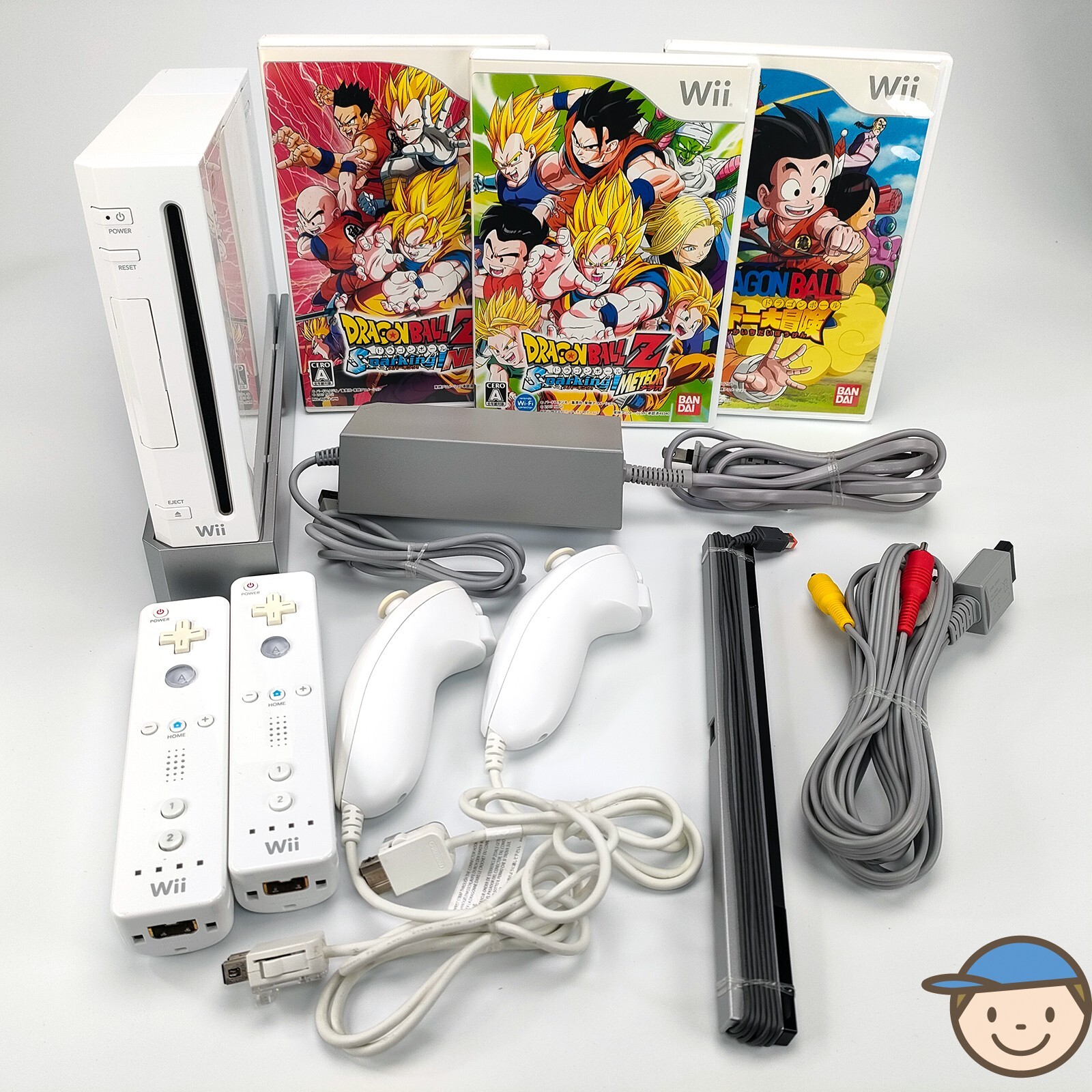 Wii Console White RVL-001 Dragon Ball Z Sparking NEO NTSC-J Japanese Nintendo