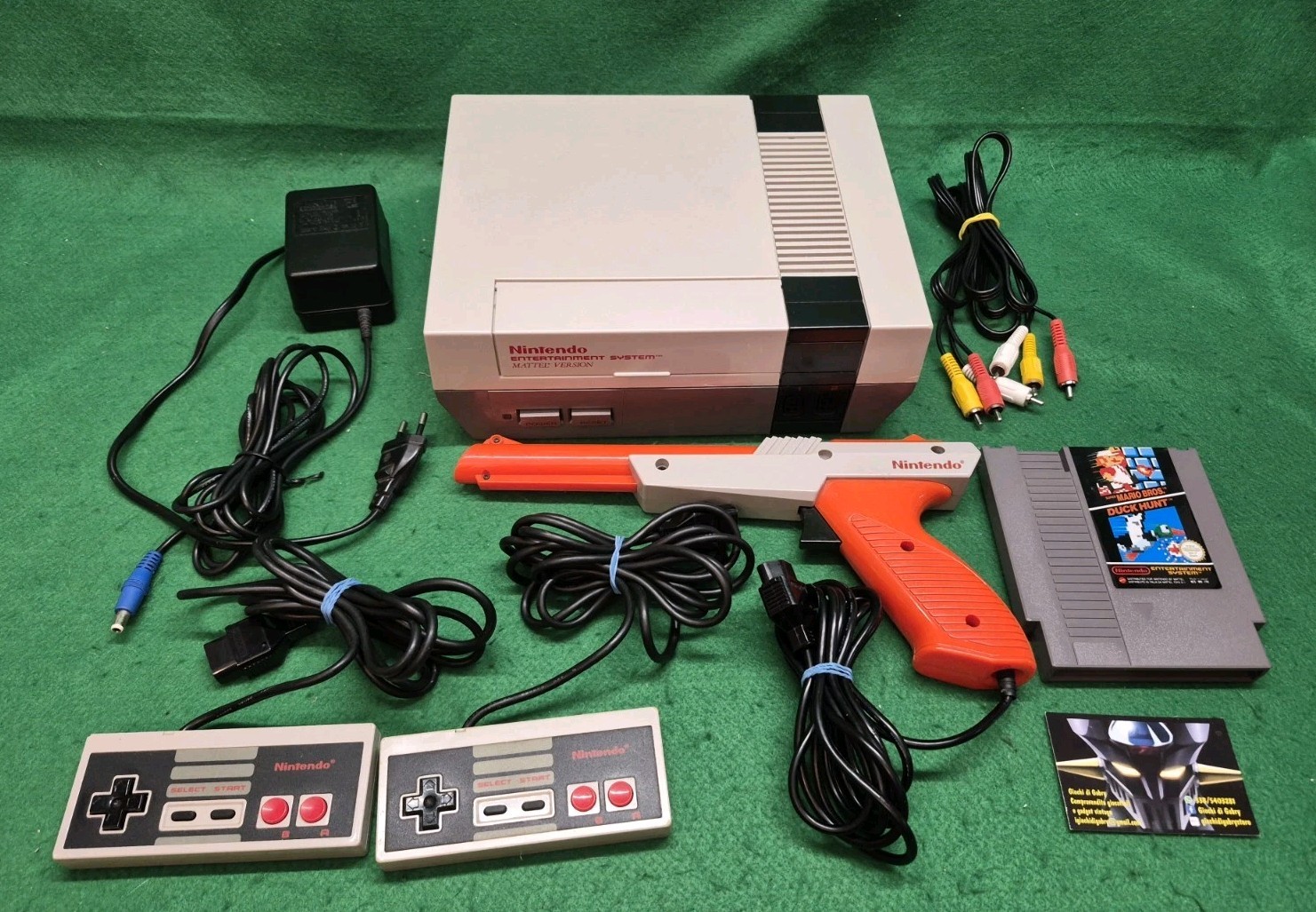 Console NINTENDO, NES Action Set Mattel NESE-001A ITA PAL 1985 Japan, Working!
