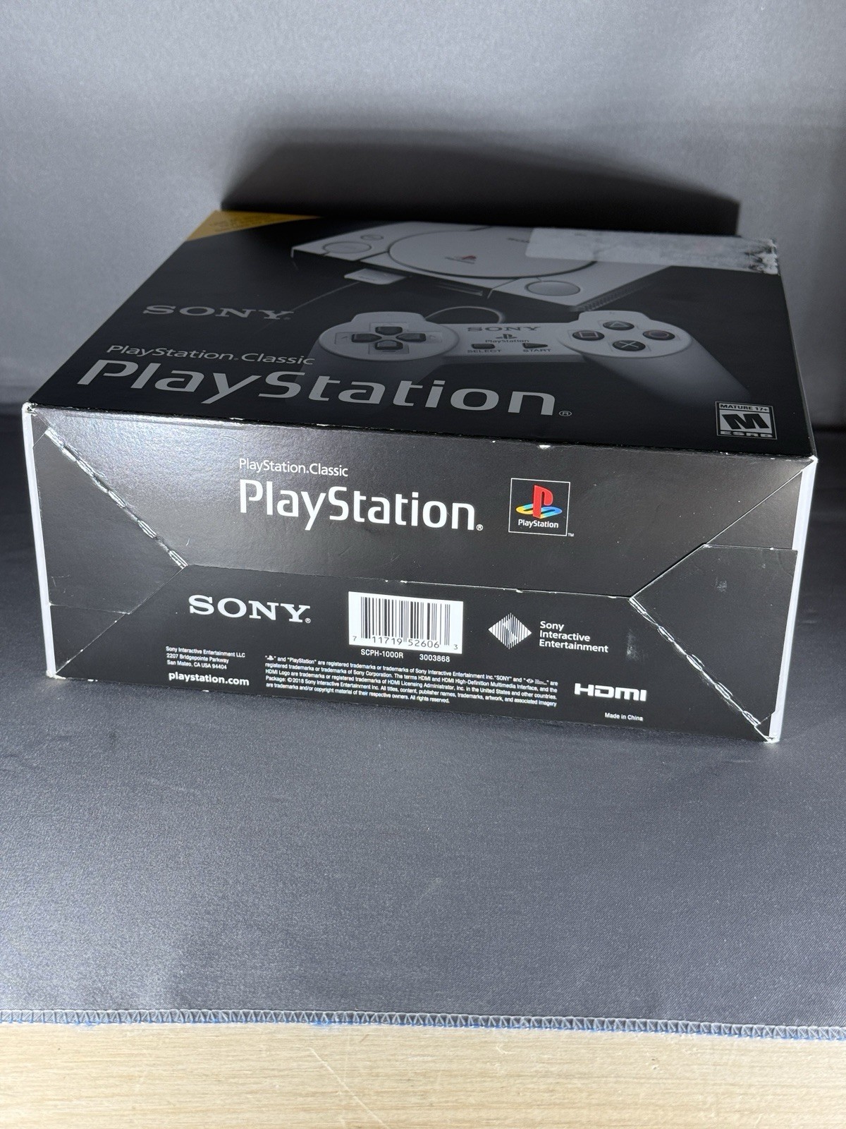 Sony PlayStation Classic Mini 20 Preloaded Games HDMI Two Controllers Open Box