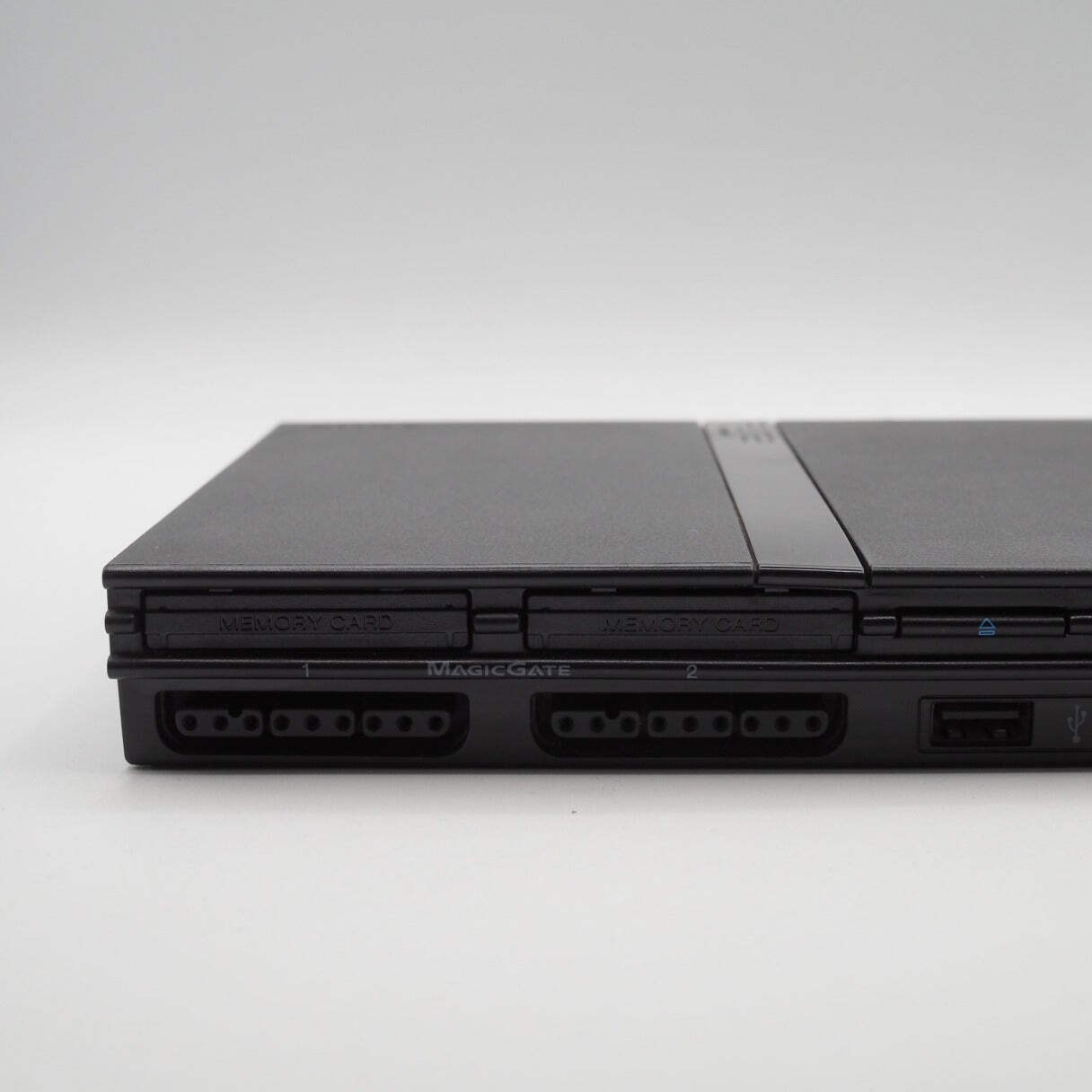 Sony PS2 Console system SCPH-75000 CB Charcoal Black Boxed NTSC-J Tested Working