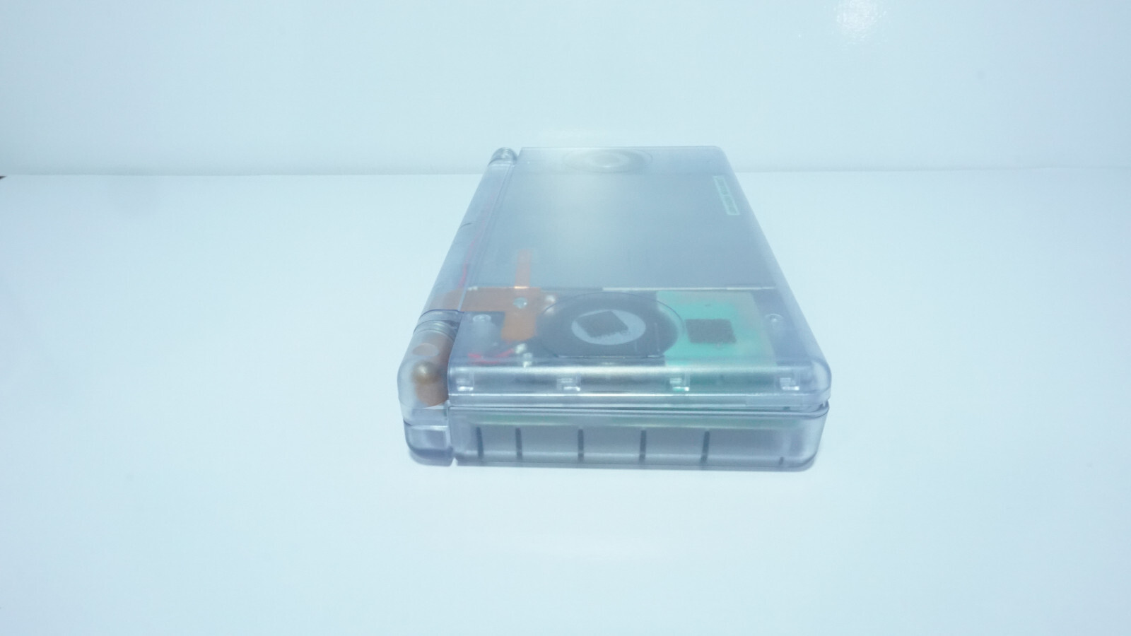 Nintendo DS Lite Transparent Clear Glacier Blue Handheld System with Charger