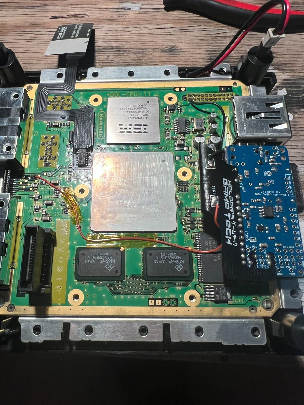 Nintendo GameCube Authentic Motherboard, INTERNAL HDMI CONVERSION DIY KIT