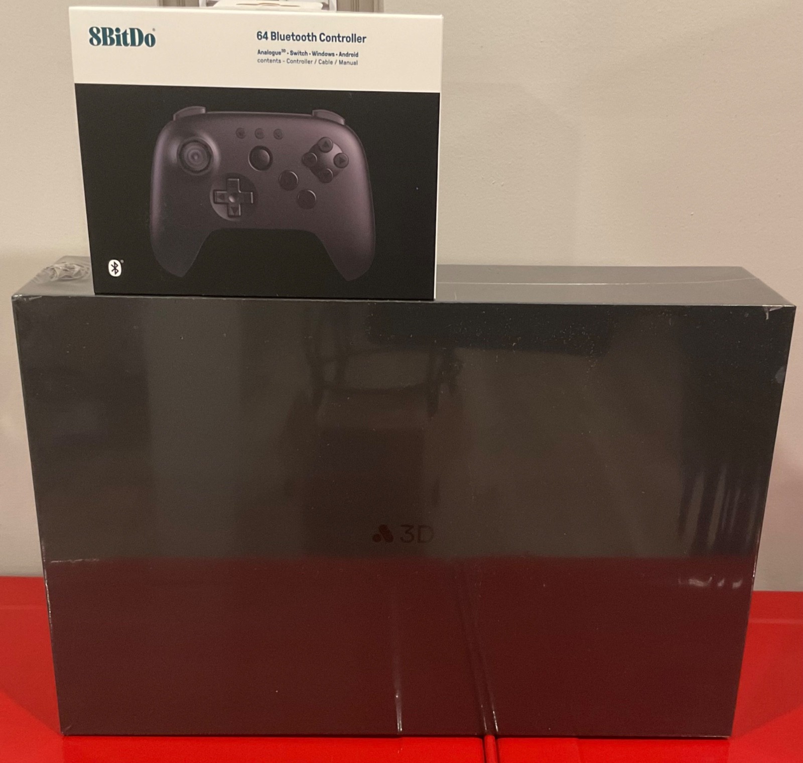 Analogue 3d Black Console + 8bitdo Controller – Both Brand New & Sealed