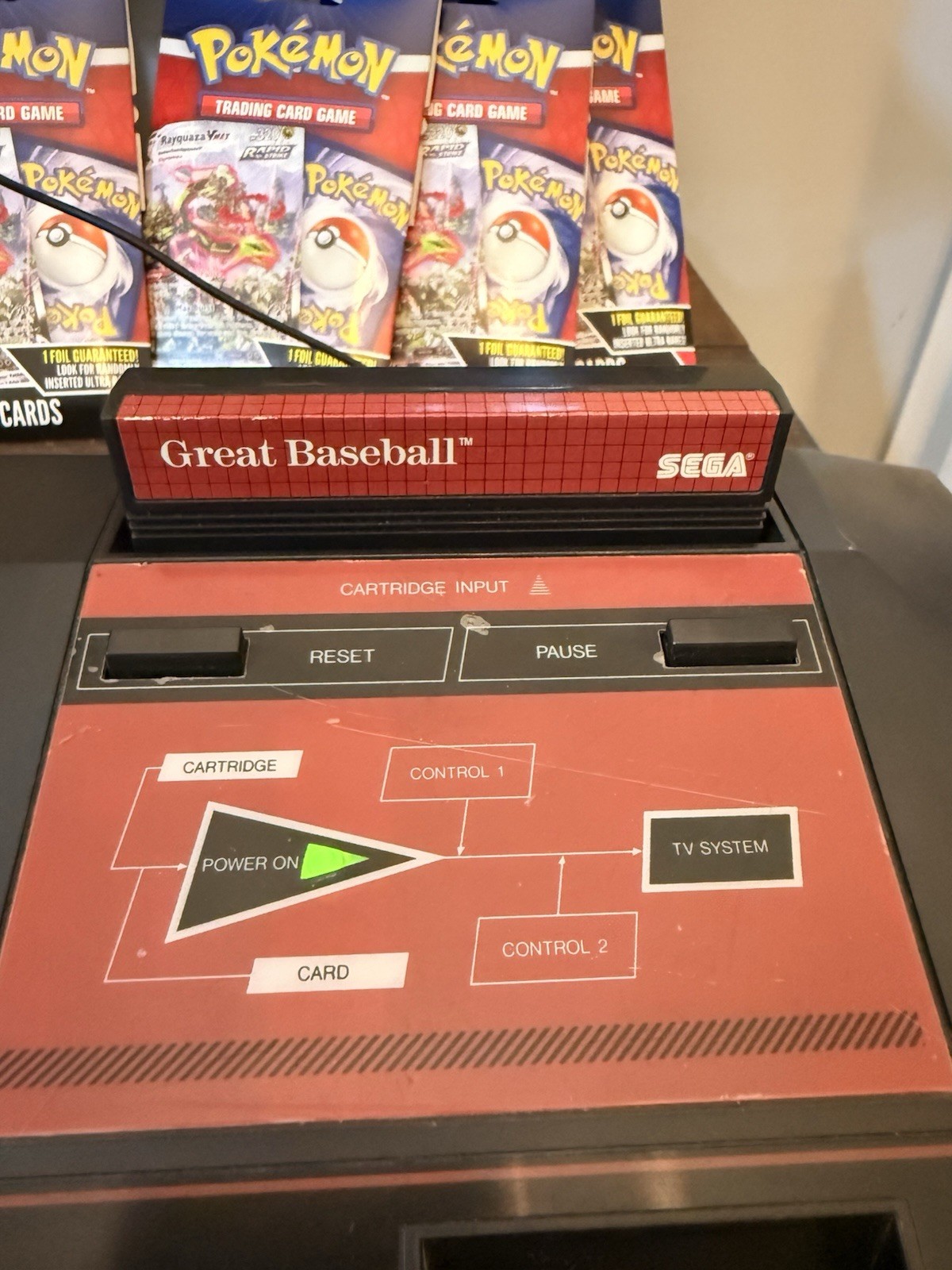 CustomGreenLED “Model 1”SegaMasterSystemBundle-Tested Working-4 CIB Games