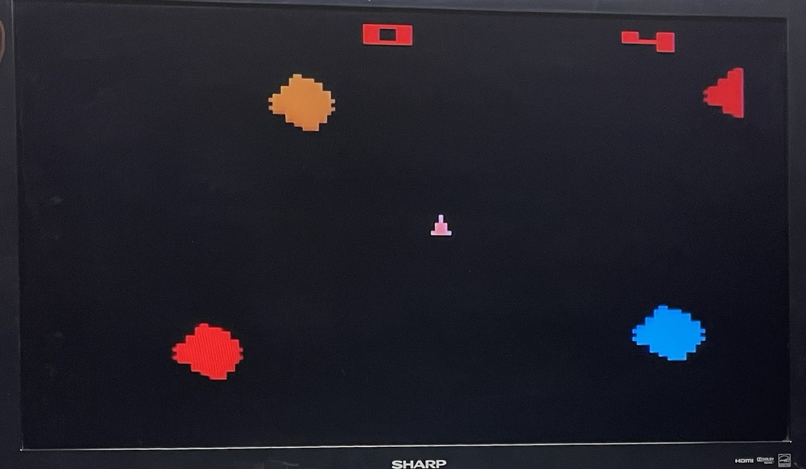 Atari Flashback 5 Classic Console 2 Wireless Joystick Controllers Cords TESTED!