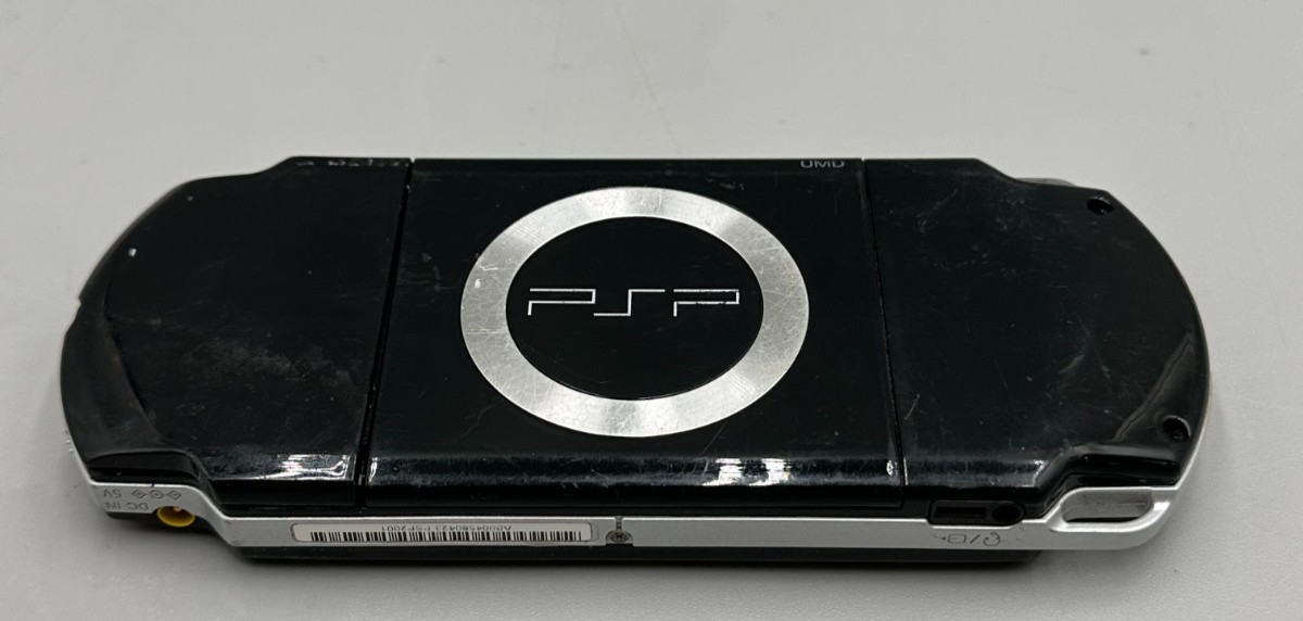 Sony PSP-2001 PlayStation Portable Handheld Console ONLY Black Fair Condition