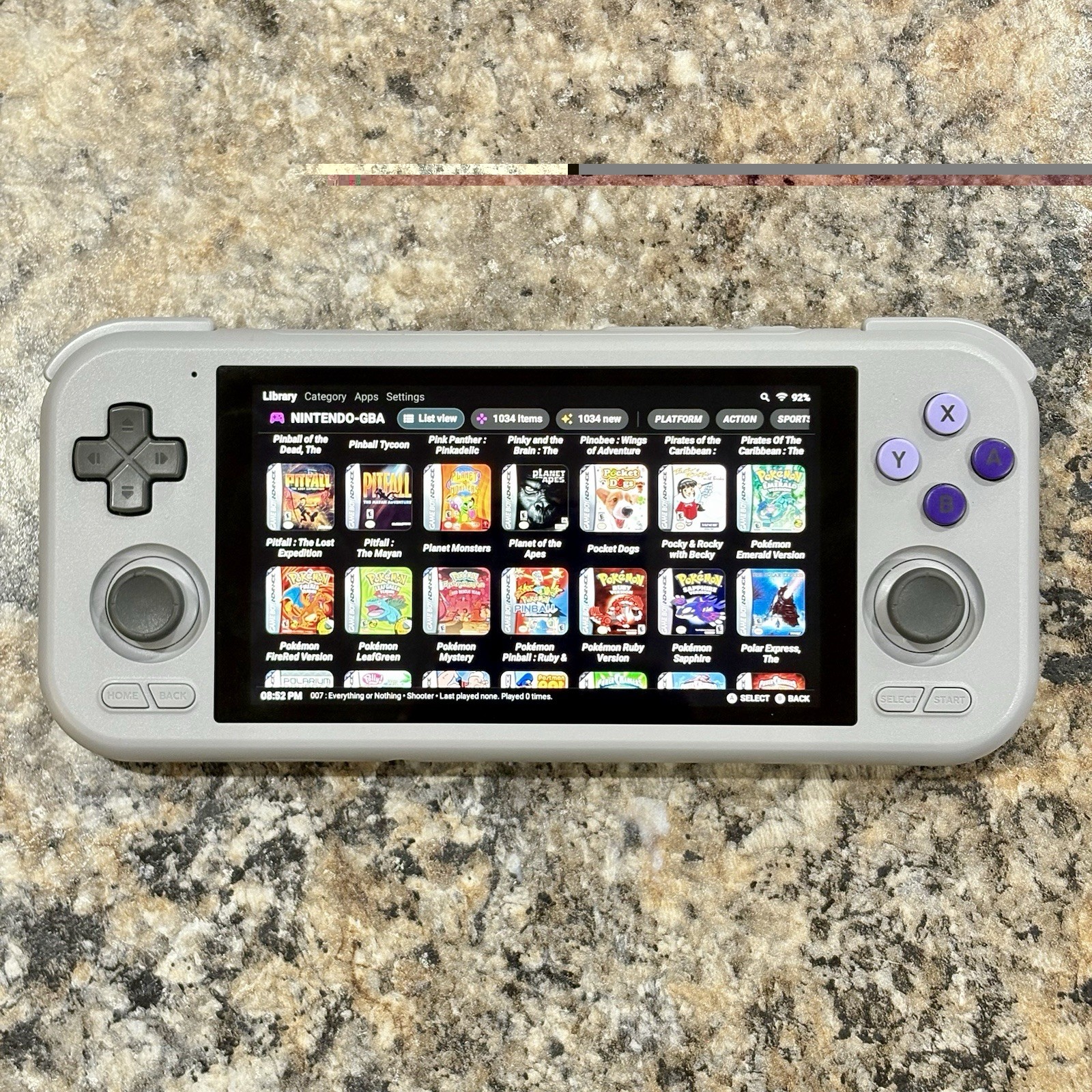 Retroid Pocket 4 Pro + Grip + Case, 128GB + 256GB Card, Loaded Ready To Play