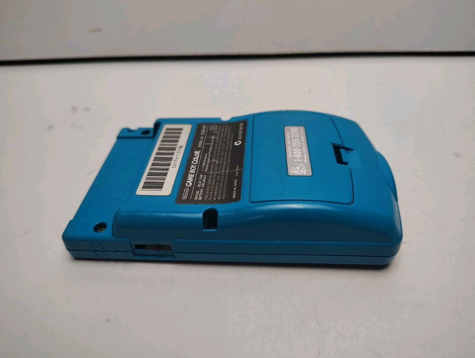 Nintendo Game Boy Color Handheld System Teal Blue CGB-001 Fully Tested See Pics