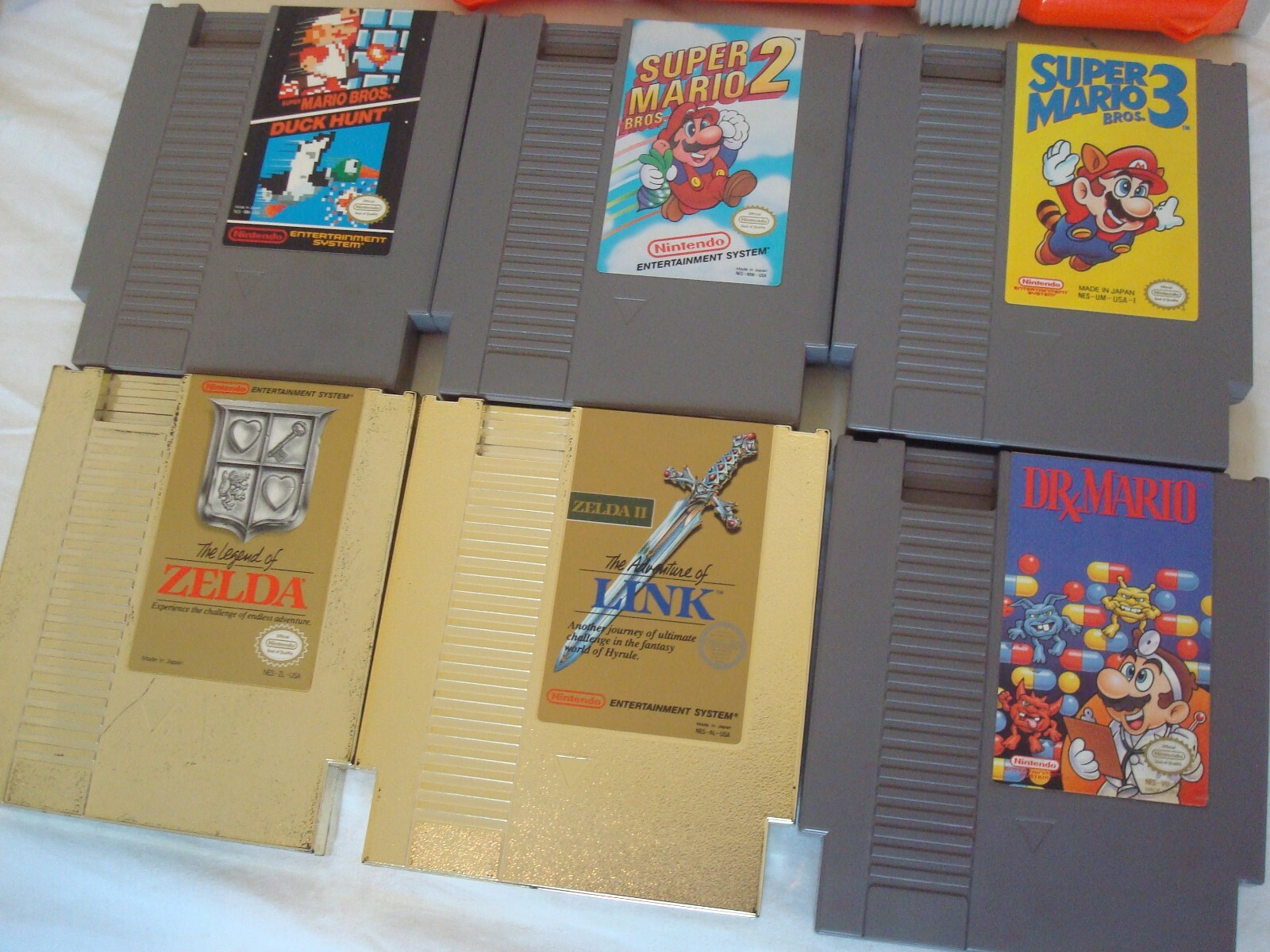 Nintendo NES Console Bundle NEW PIN Game Lot Super Mario 1 2 3 GOLD ZELDA + LINK