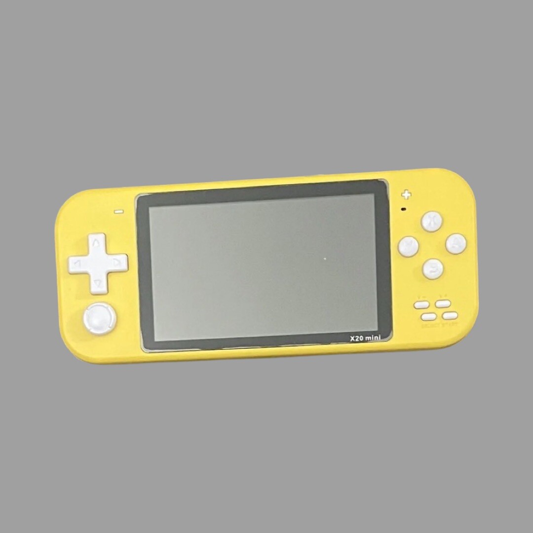X20 Mini Handheld “Game Player”Console 4.3 inch (Yellow) Portable-Brand New