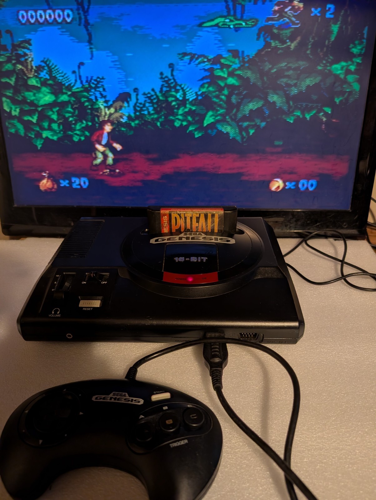 Sega Genesis Model 1 Console Bundle Tested Working OEM Controller AV Power