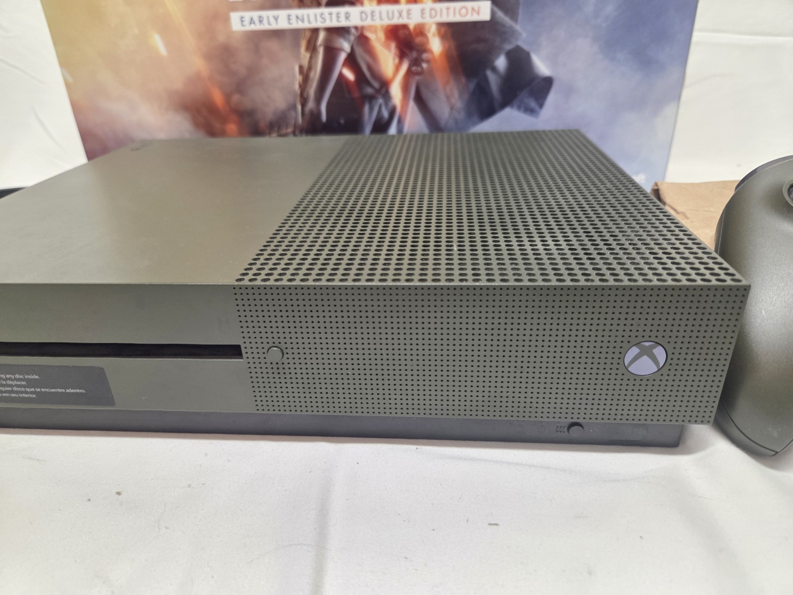Microsoft Xbox One S 1TB Battlefield 1 Early Enlister Deluxe Green 4K MPN1681