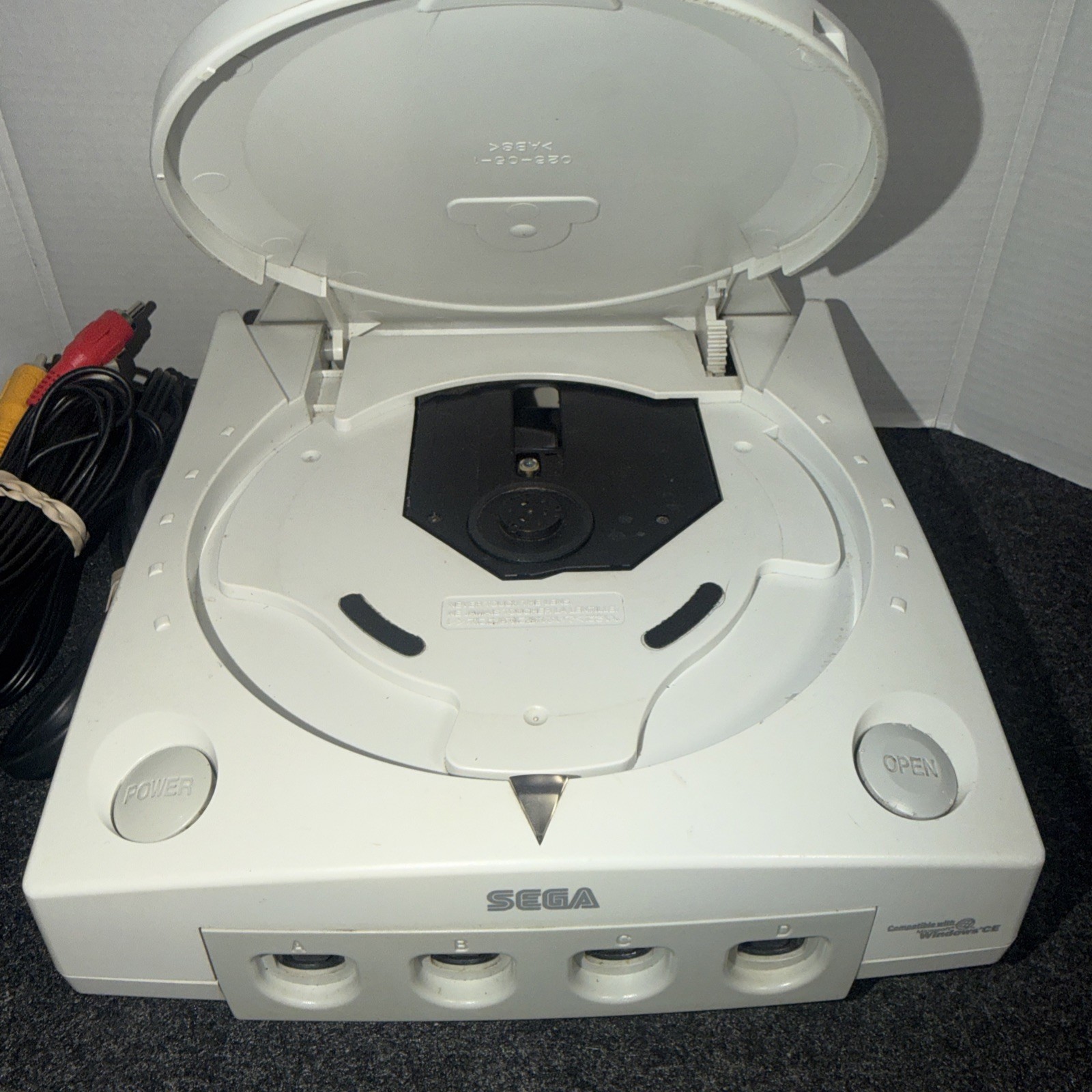 Sega Dreamcast Bundle – Console/Controller AV & power Cables – Tested Working