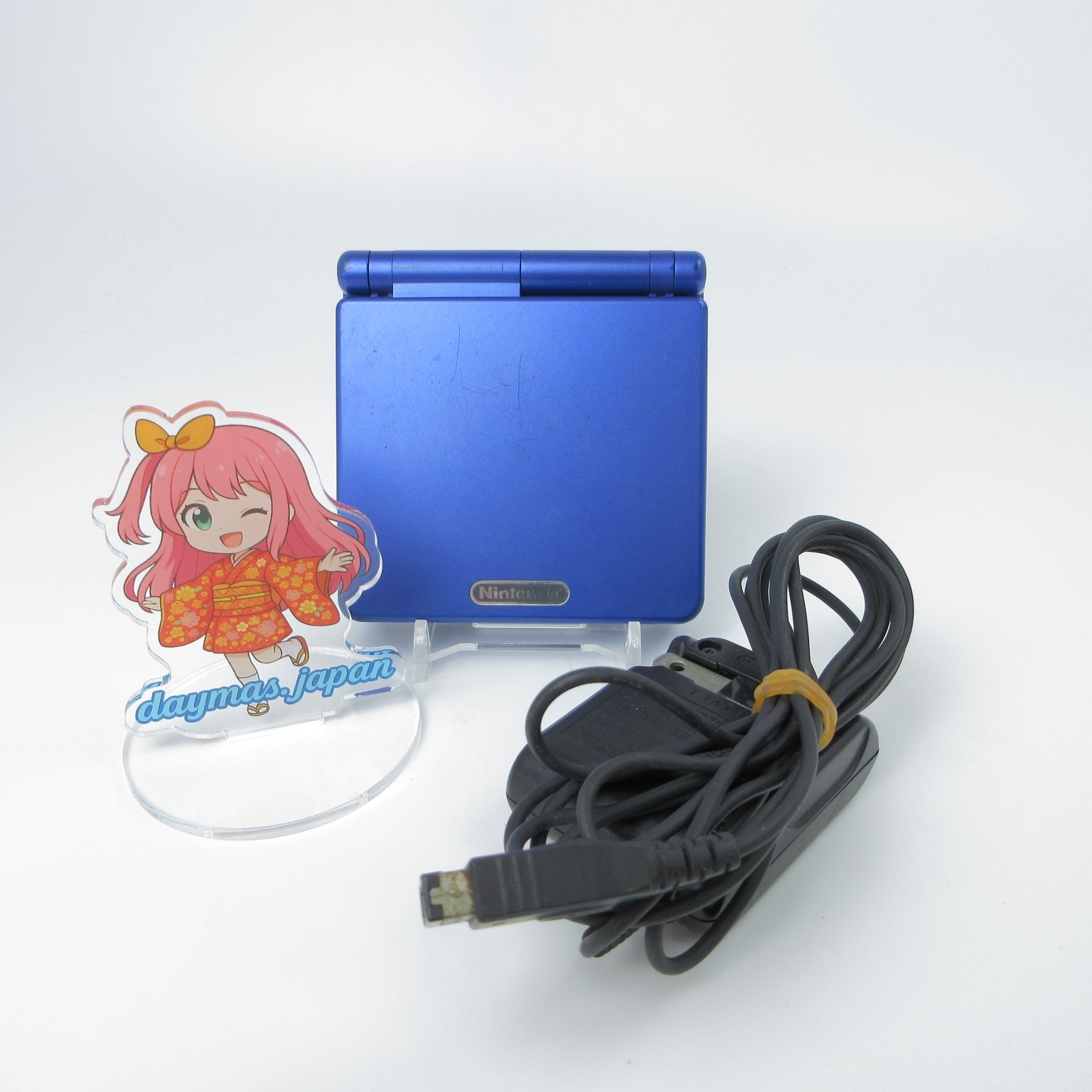 【Excellent】Nintendo GameBoy Advance SP Azurite Blue GBA Console #RET0223/03