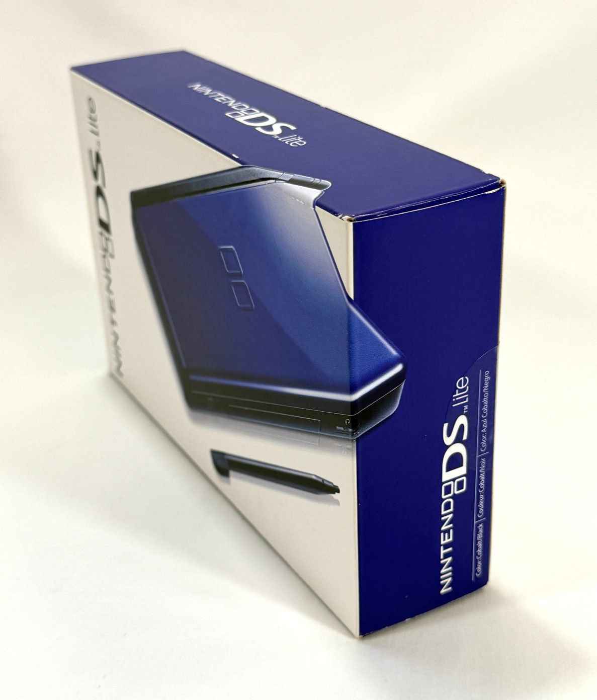 Nintendo DS Lite Handheld System Cobalt/Black USG-001 CIB *Complete in Box*