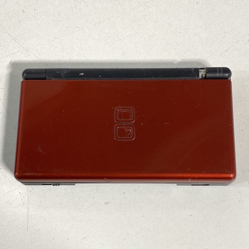 Nintendo DS Lite USG-001 Handheld Console Crimson Red For Parts or Not Working