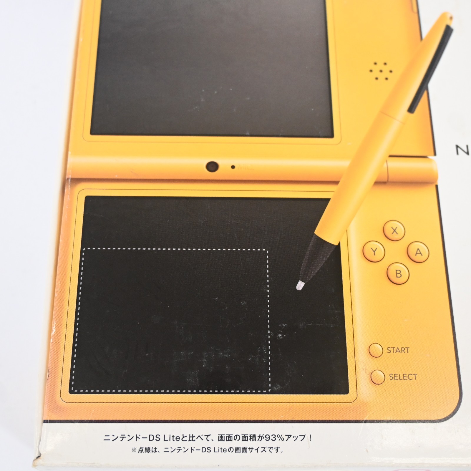 Nintendo DSi LL Yellow Console Boxed Tested NTSC-J Japan