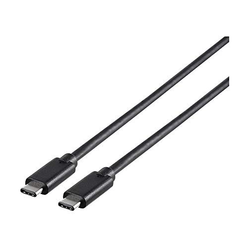 BUFFALO USB 3.1 Gen1 Cable C to C 2.0m Black [iPhone 17 / 17 Pro Compatible]