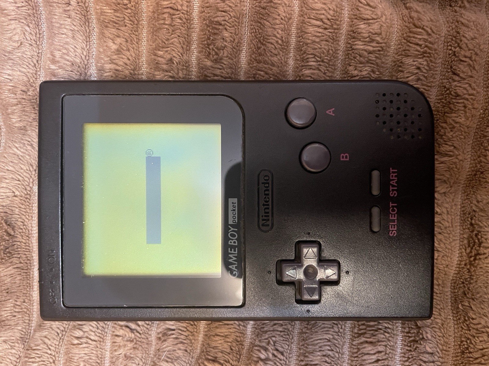 Nintendo Game Boy Pocket Black Handheld System w/ Headphone Jack MGB-001