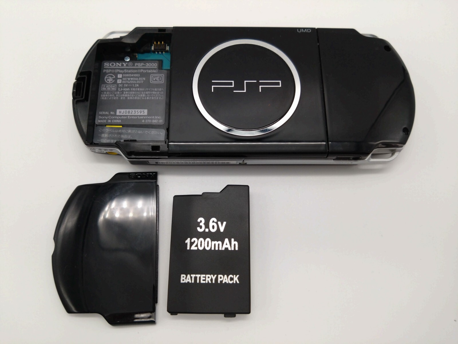 Sony PSP-3000 Playstation Portable Console – Piano Black with random 5 softwares