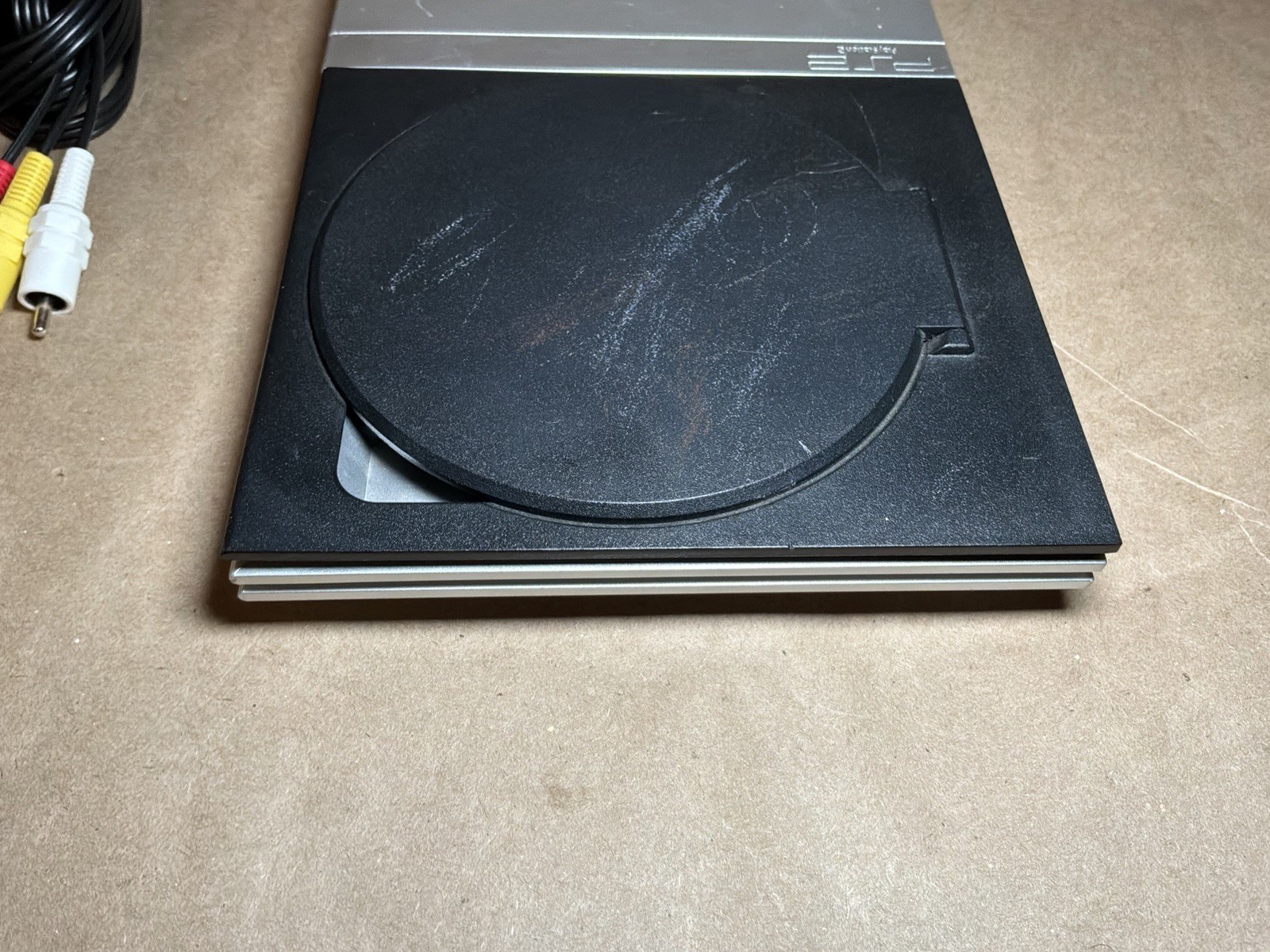 Sony PS2 PlayStation 2 Slim Silver Console Only SCPH-77001 | Tested