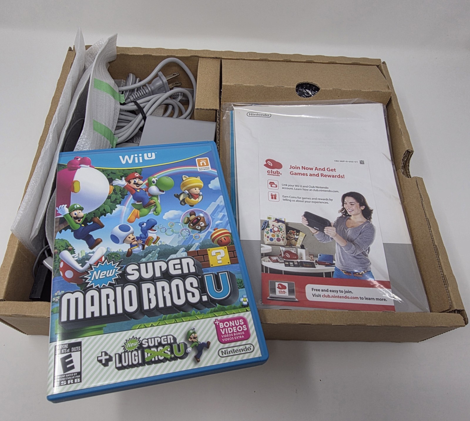 💥 Nintendo Wii U Mario & Luigi Bros Deluxe Set 32GB Console Box System US STOC