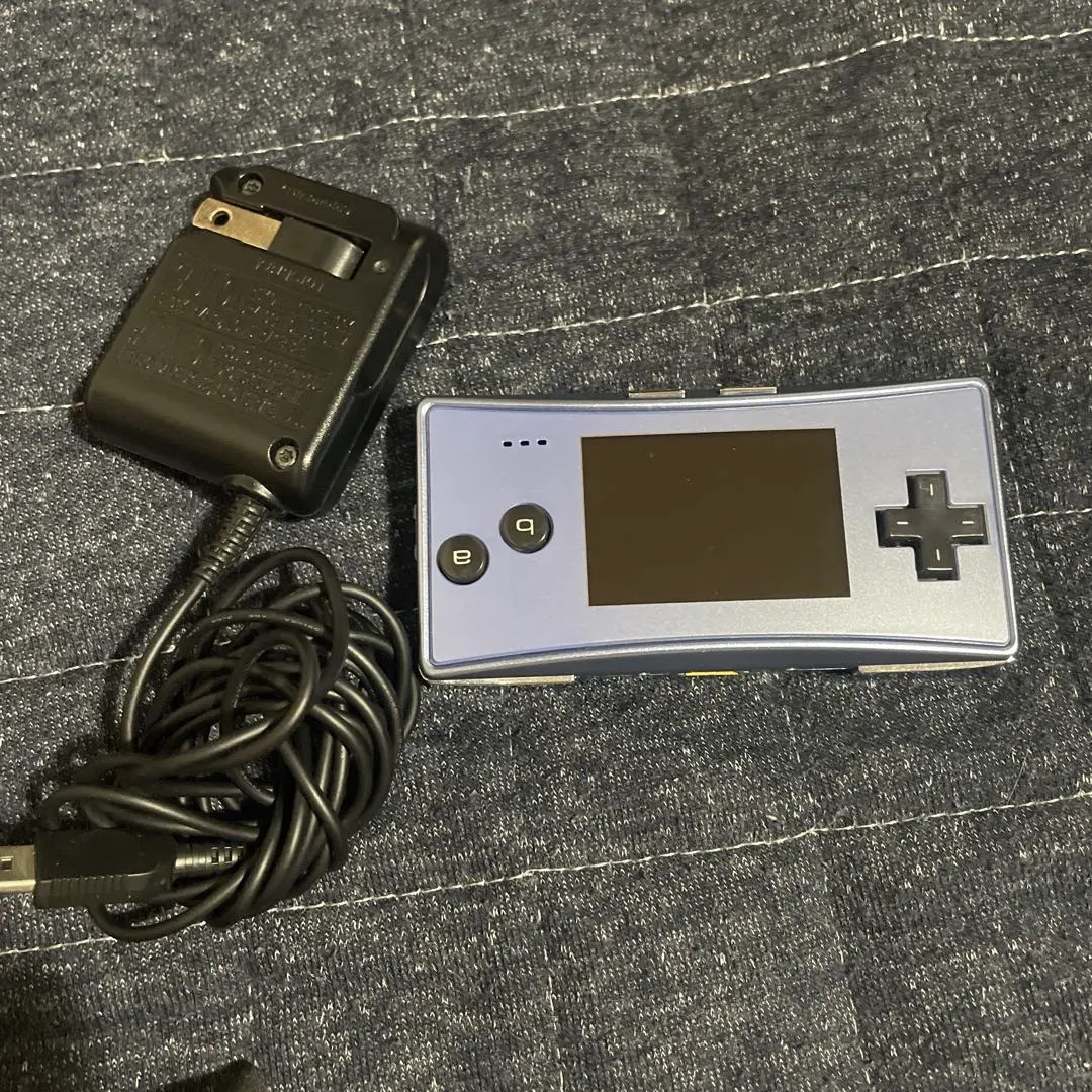 [Excellent Condition] Nintendo Game Boy Micro Blue Silver Japan