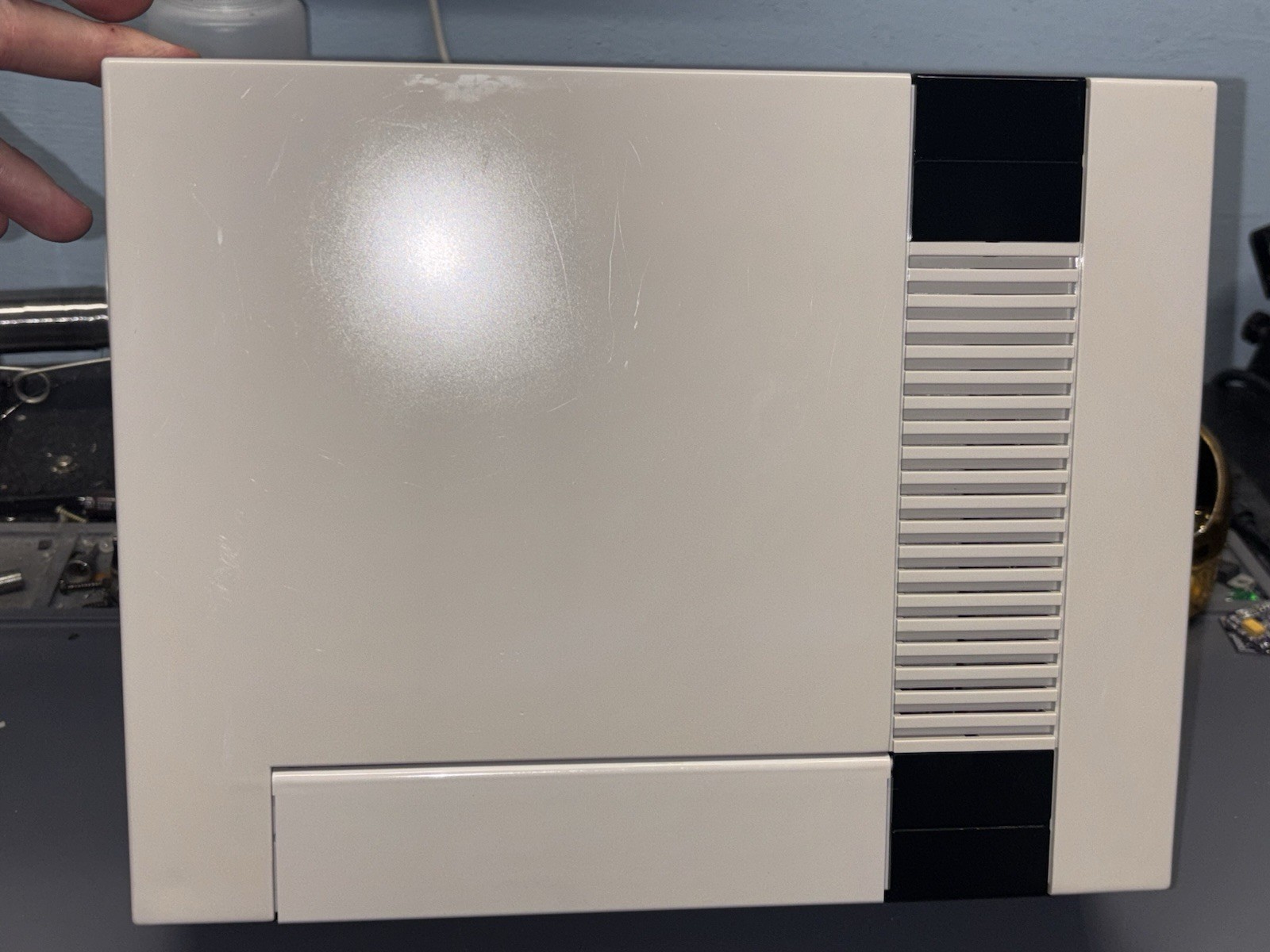 Ultimate NES RGB Nintendo Front Loader Full Recap LED Expansion Audio NESRGB V5