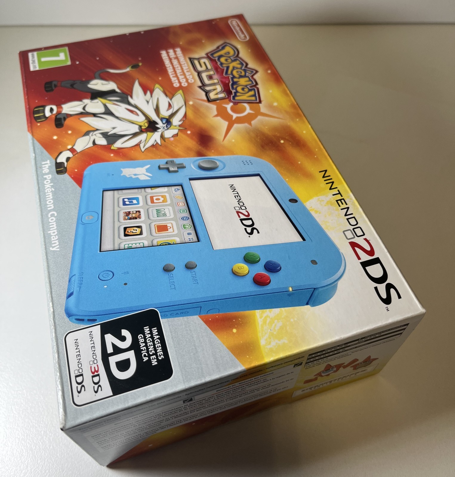 NINTENDO 2DS CONSOLE POKEMON SUN LIMITED NEW FACTORY SEALED 2016