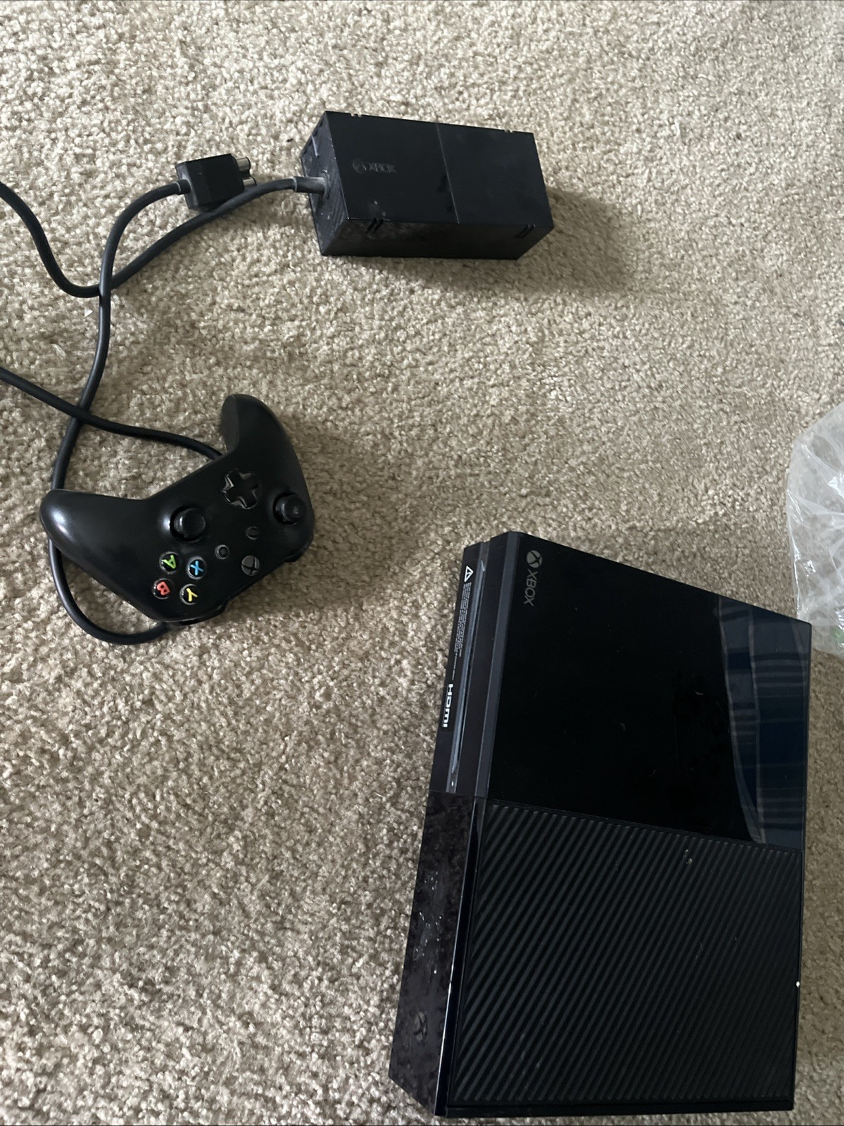 Microsoft Xbox One Black 500gb WORKS!?