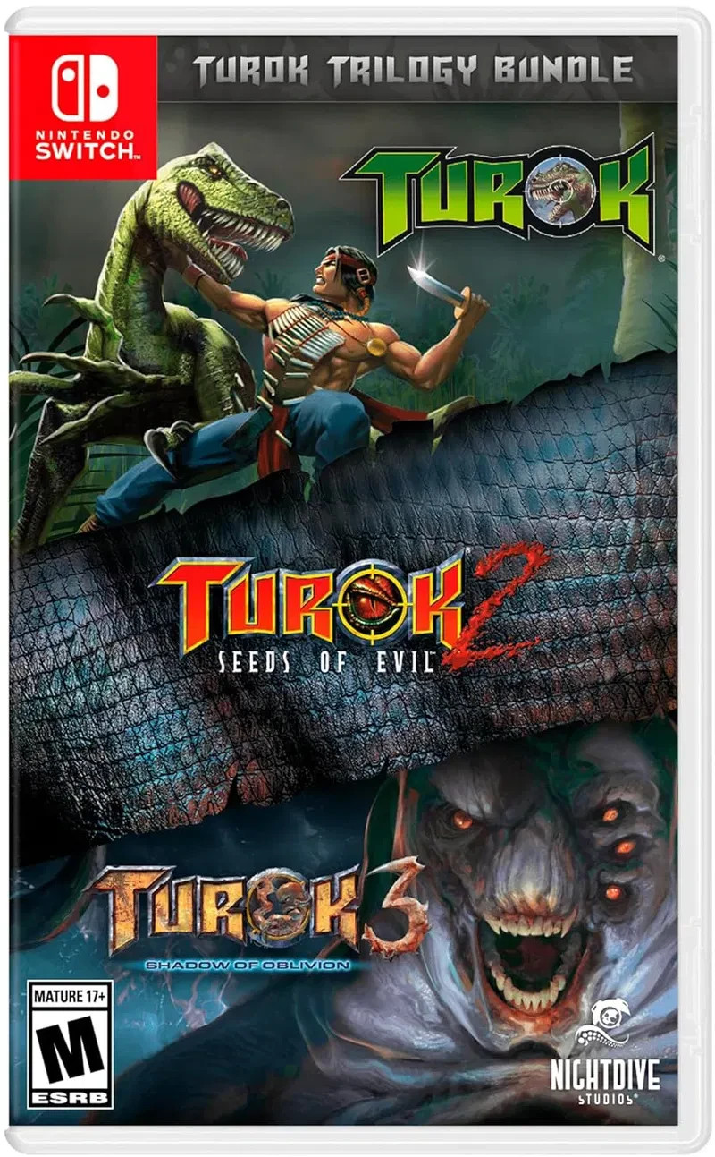 Turok Trilogy Bundle Switch Brand New Game Special (2025 Misc)