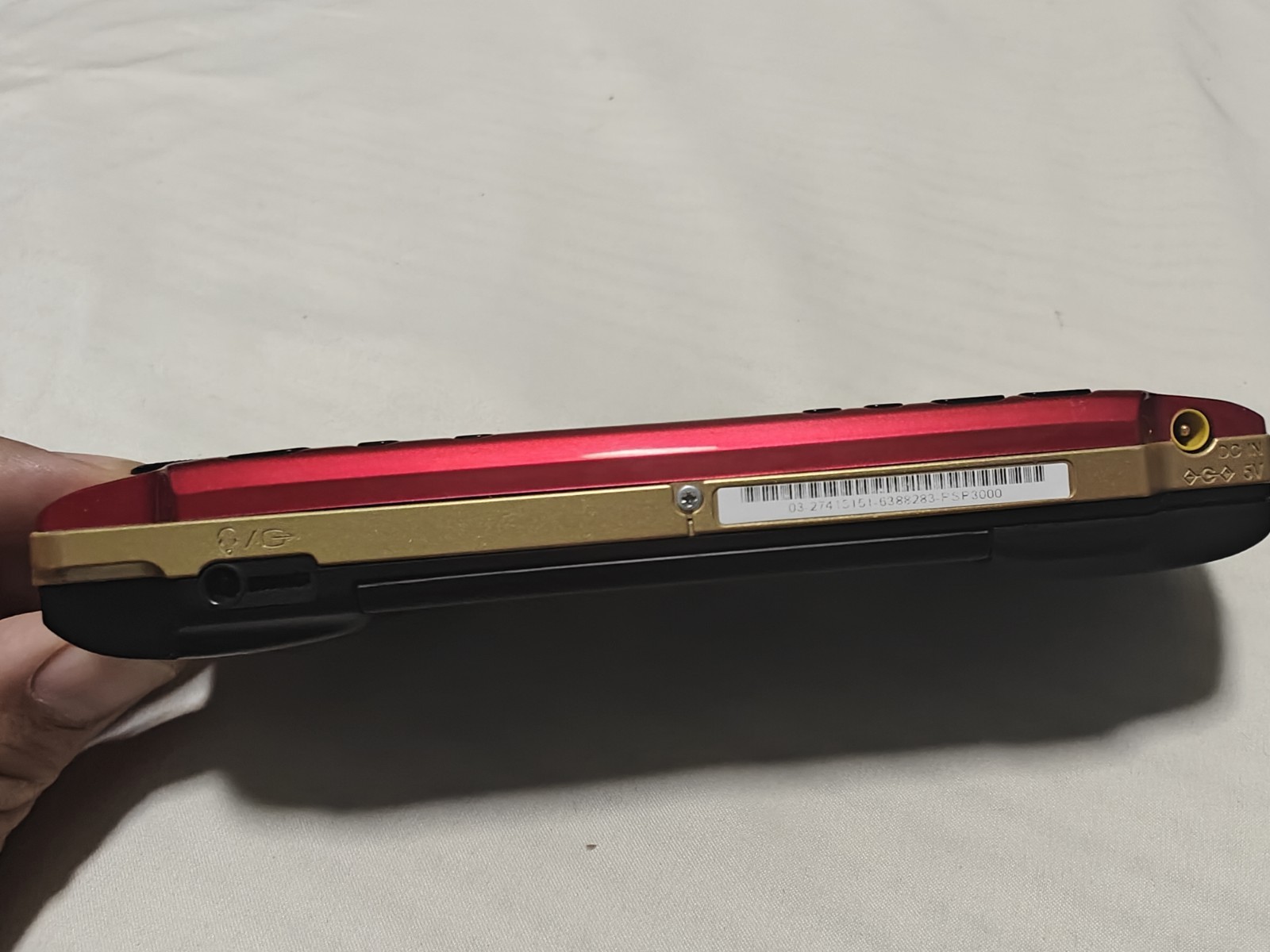 Sony PSP 3000 Console MONSTER HUNTER 3RD Glass Lens IPS Screen Red Good Condi